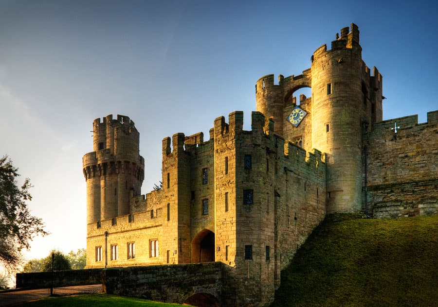 The stunning Warwick Castle
