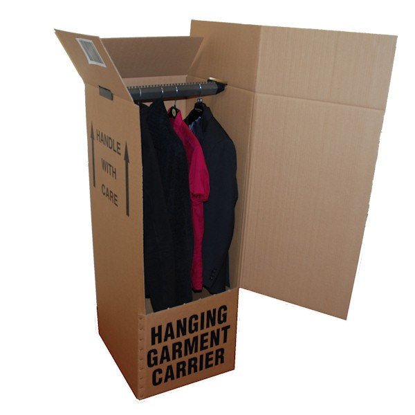 Cotswolds removals company clothes packing box